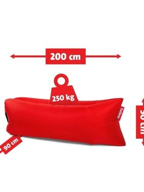 Lamzac Inflatable Lounger Air Sofa - Bright Red